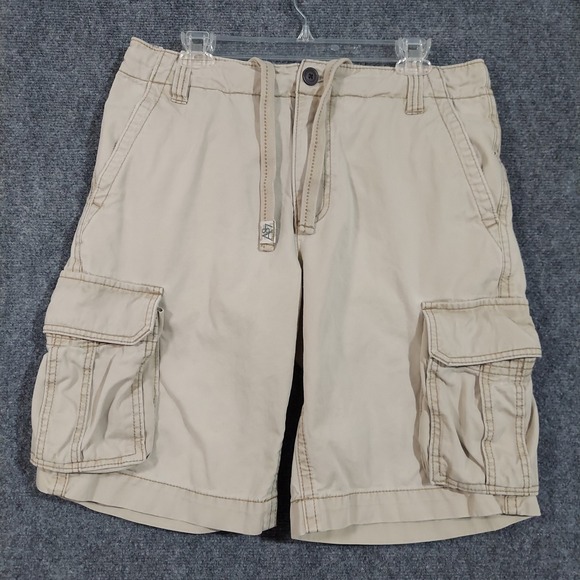 Aeropostale Cargo Shorts Mens 32 Utility Pockets Summer Casual Classic Y2K Baggy - Picture 1 of 8